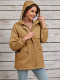 Beaumama parkas grossesse casual tous les jours coulisse taille poches manteau d'hiver femme enceinte