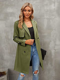 Beaumama trench coat grossesse élégant casual tous les jours double boutonnage ceinture poches femme enceinte