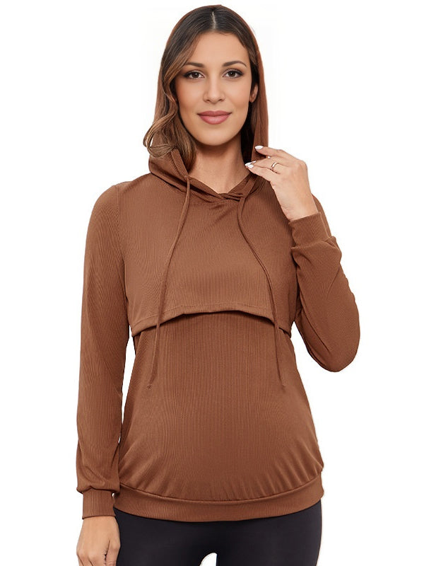 Beaumama sweatshirt allaitement capuche style maison femme enceinte